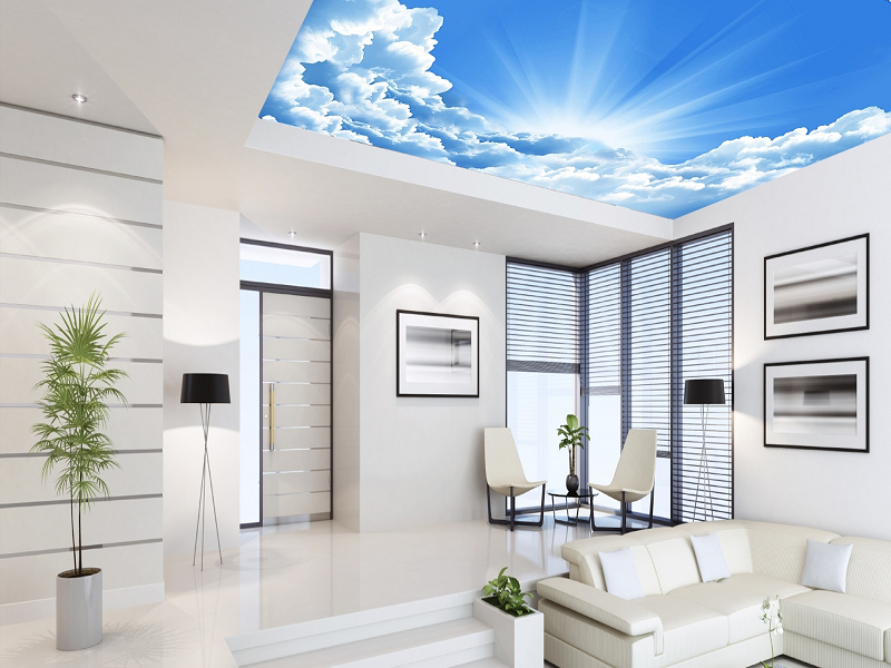 Modern ve estetik gergi tavan çözümleri. Işıklı, desenli ve sade tasarımlarla mekanlarınıza şıklık katın.